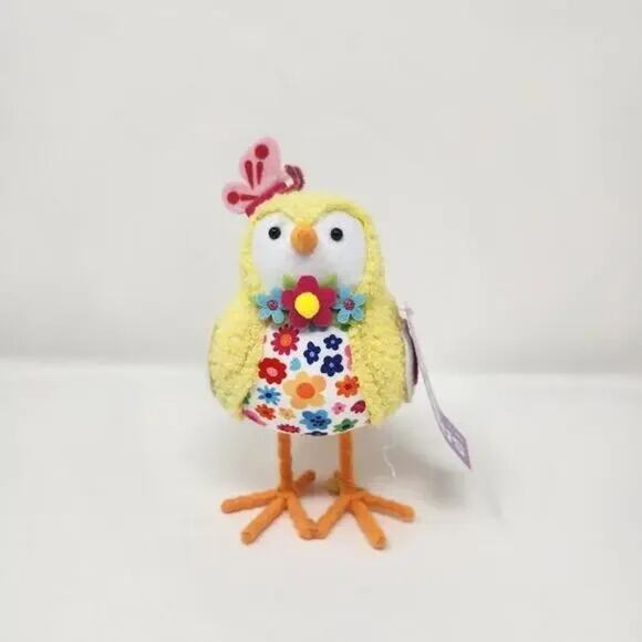 Featherly Friends Hue Easter Fabric Felt Bird - Picture 1 of 2